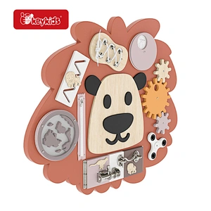 New Design Children Montessori Travel Toy Wooden Activity Board for Fine Motor Skills W12D566